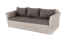 Плетенный диван Алиас соломенного цвета